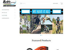 Tablet Screenshot of bobs-bicycles.com